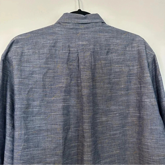 ROWM Men's Long Sleeve Chambray Casual Button Down Shirt Size XL GUC - Picture 9 of 10
